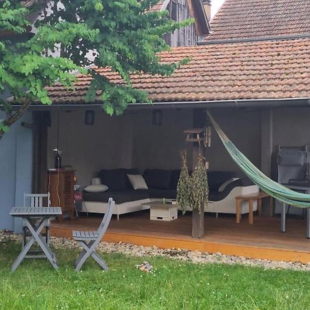 La Maisonnette Bleue, Eco-Logis Equipe De Toilettes Seches Rosheim Eksteriør billede
